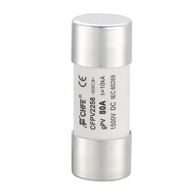 Fusible fotovoltaic cilíndric de 1500 VDC 22 * ​​58 mm